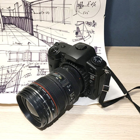 Per Canon EOS 5DSR finto manichino non funzionante modello di fotocamera DSLR puntelli per studio fotografico con cinturino (nero), For Canon EOS 5DSR