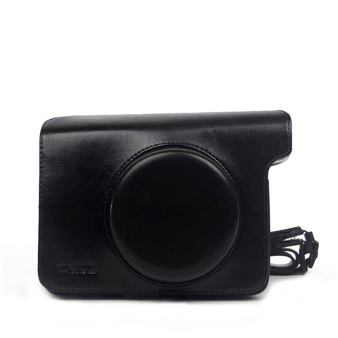 borsa-vintage-in-pelle-pu-per-fotocamera-polaroid-w300-con-tracolla-regolabile-w300 - immagine 1