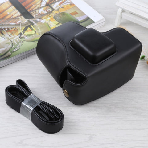 custodia-in-pelle-pu-per-fotocamera-a-corpo-intero-con-cinturino-per-olympus-e-pl3-e-pm1-for-olympus-e-pl3 - immagine 1