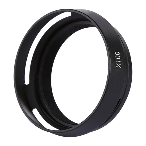 Paraluce in metallo ventilato da 49 mm per Fujifilm X100, LA-49 X100 (Black), LA-49 X100 (Silver)