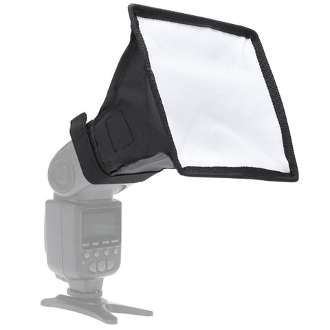 custodia-morbida-pieghevole-per-flash-portatile-senza-supporto-per-luce-flash-dimensioni-15-x-17-cm-nero-bianco-15x17cm-rectangle - immagine 1