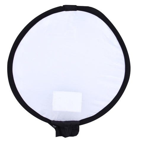 Scatola morbida pieghevole universale da 30 cm, stile rotondo, senza supporto per luce flash (nero + bianco), 30cm Round Style