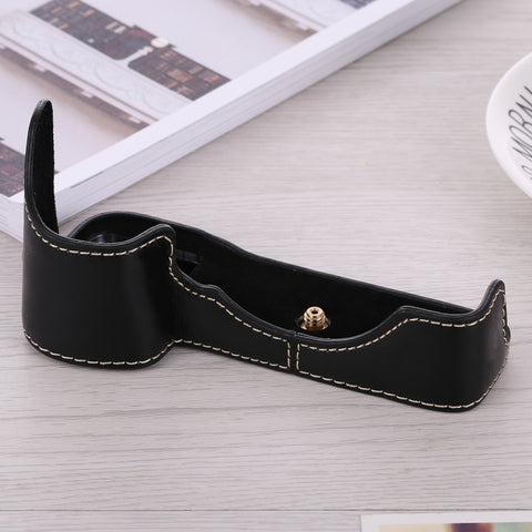 base-mezza-custodia-per-fotocamera-in-pelle-pu-con-filo-da-1-4-di-pollice-per-sony-ilce-a9-a9-a7riii-for-sony-a9 - immagine 2