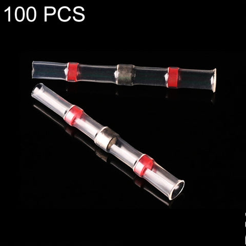 100-pezzi-terminali-filo-termoretraibili-rossi-awg-22-18-05-15-mm - immagine 1