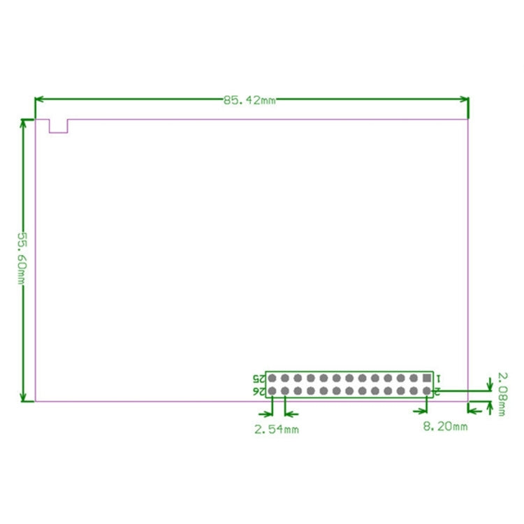 Display Touchscreen LCD TFT 3,5" per Raspberry Pi con Penna Stilo