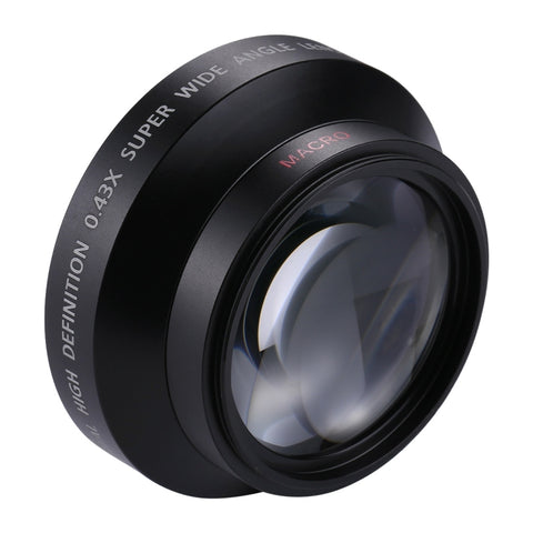 Obiettivo Super Grandangolare 62mm 0,45X con Funzione Macro