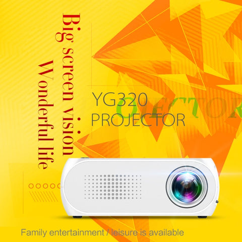 Proiettore LED Mini YG320 320x240 - Home Theater con HDMI, AV, SD e