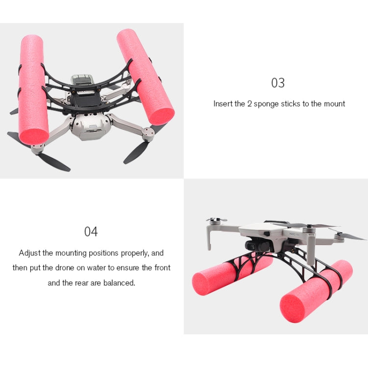 Staffa di atterraggio per estensione altezza assorbente STARTRC per asta di galleggiamento per DJI Mavic 2 mini, For DJI Mavic 2 mini