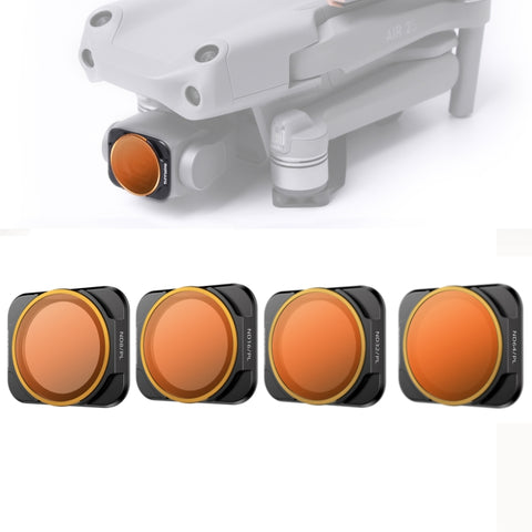 Sunnylife A2S-FI9346 Filtro obiettivo 4 in 1 ND8PL++ND16PL+ND32PL+ND64PL per DJI Air 2S, 4 in 1 NDPL Filter