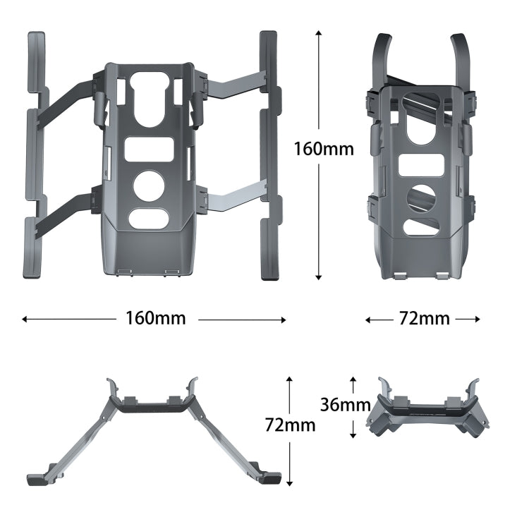 Supporto estensore altezza carrello di atterraggio pieghevole STARTRC a sgancio rapido per DJI Mavic 3, For DJI Mavic 3