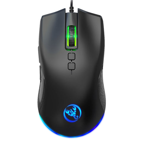 Mouse da Gioco Meccanico Leggero HXSJ A883 - 7 Tasti, 6400 DPI, RGB