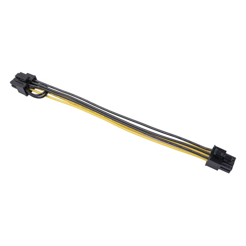 cavo-adattatore-di-alimentazione-per-scheda-grafica-5-pezzi-3682-da-6-pin-femmina-a-8-pin-femmina-lunghezza-20-cm - immagine 2