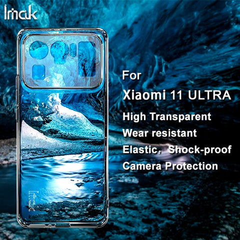Per Xiaomi Mi 11 Ultra IMAK UX-5 Custodia protettiva in TPU trasparente antiurto, For Xiaomi Mi 11 Ultra