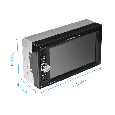 Lettore MP5 HD Doppio DIN 6,2 Pollici per Auto con Bluetooth, FM e