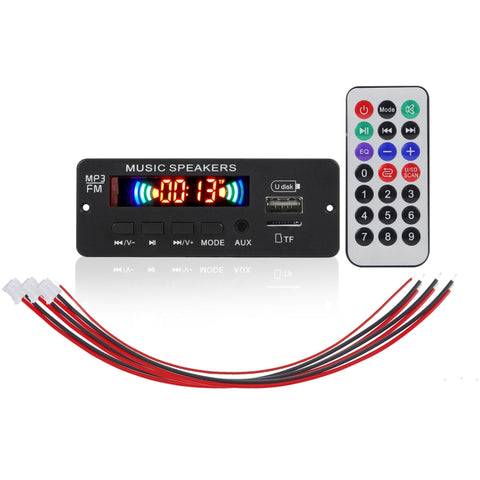 JX-808BT Scheda Decodificatore Audio MP3 per Auto 12V con Bluetooth e