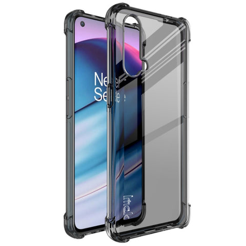 Per OnePlus Nord CE 5G IMAK Custodia in TPU antiurto antiurto all-inclusive (nero trasparente), For OnePlus Nord CE 5G