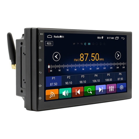 S-072A Schermo IPS da 7 pollici Lettore Android per auto Navigazione GPS Bluetooth Radio touch, supporto Mirror Link, FM, WIFI e controllo del volante, S-072A