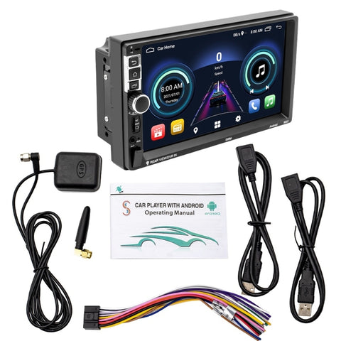 S-8802C Schermo IPS da 7 pollici Lettore Android per auto Navigazione GPS Bluetooth Touch Radio FM, supporto Mirror Link, FM, WIFI e controllo del volante, S-8802C