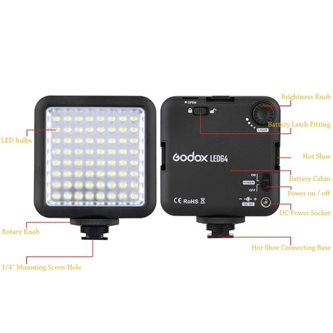Godox LED64 - Luce LED per Riprese Video