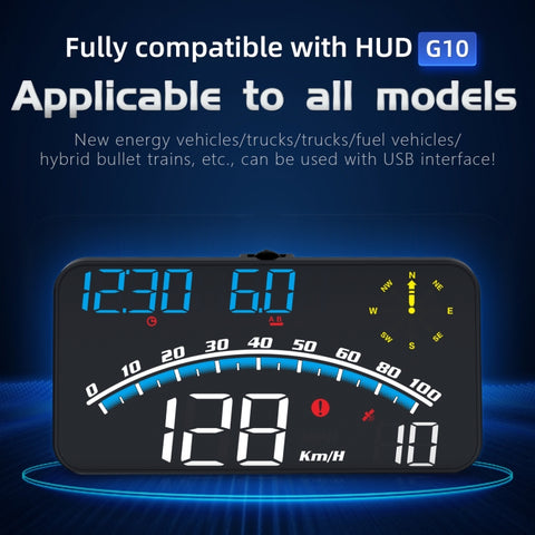 G10 HUD GPS Tachimetro 5.5 Pollici per Parabrezza - Display LED