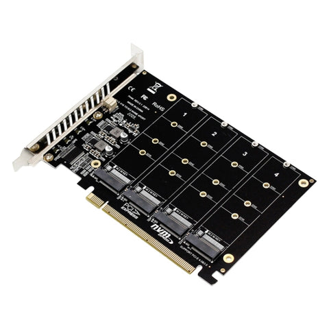 Scheda array di dischi PCI-E PH44 NVME 4 Scheda array diviso