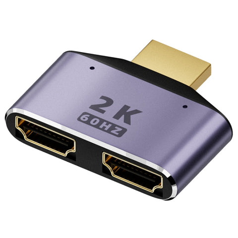 adattatore-hdmi-2-in-1-2k-60hz-con-led-indicatori - immagine 1