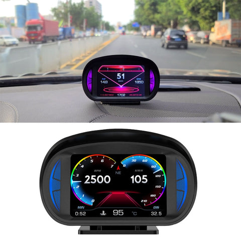 Strumento GPS multifunzione HD OBD LCD per auto - Misuratore di