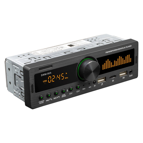 SWM-80A DC12V Supporto MP3 per auto FM / AM e Bluetooth e assistente vocale per telefono cellulare, SWM-80A