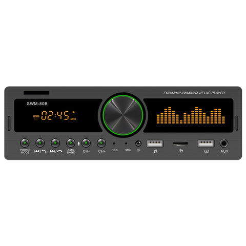 SWM-80A DC12V Supporto MP3 per auto FM / AM e Bluetooth e assistente vocale per telefono cellulare, SWM-80A