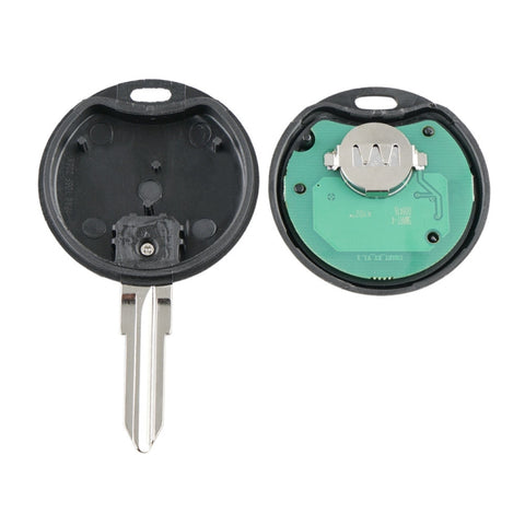 Embrione punta chiave auto dritta Frequenza 433,92 per Mercedes-Benz Smart 3 pulsanti, For Mercedes-Benz Smart