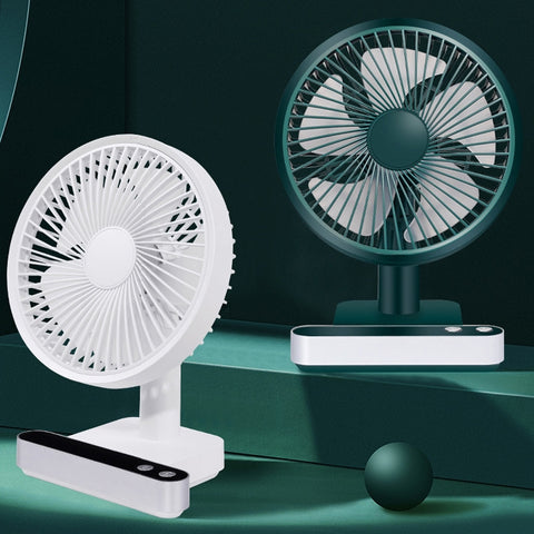 Ventilatore Elettrico da Tavolo con Oscillazione Automatica e Display