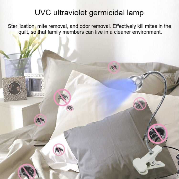 Lampada UV di disinfezione con clip e alimentazione USB DC 5V