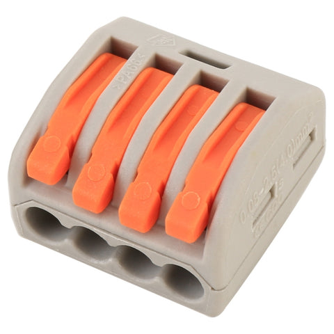 connettore-architettonico-4-porte-pct-10-pezzi-per-cablaggio-led - immagine 2