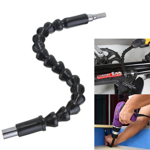 cacciavite-elettrico-per-trapano-ricaricabile-in-plastica-aste-di-perforazione-per-coppia-di-torsione-con-albero-flessibile-dedicato-lunghezza-20-cm-length-20cm - immagine 1