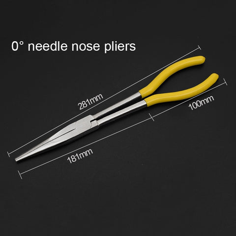 Pinza manuale a becco dritto da 0 gradi multifunzione da 11 pollici, 0 Degree Straight