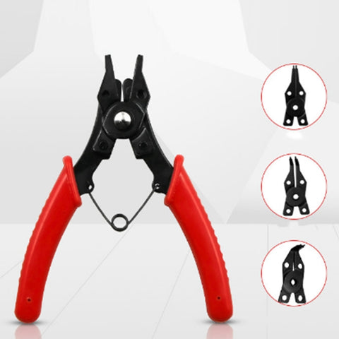 Pinza 4 in 1 Pinza per anello elastico da 10-15 mm Clip di fissaggio combinata 45-180 gradi, 4 in 1
