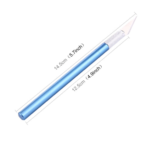 WLXY-9309 Coltello da intaglio in metallo Strumento professionale per la riparazione del telefono cellulare con 6 lame, WLXY-9309