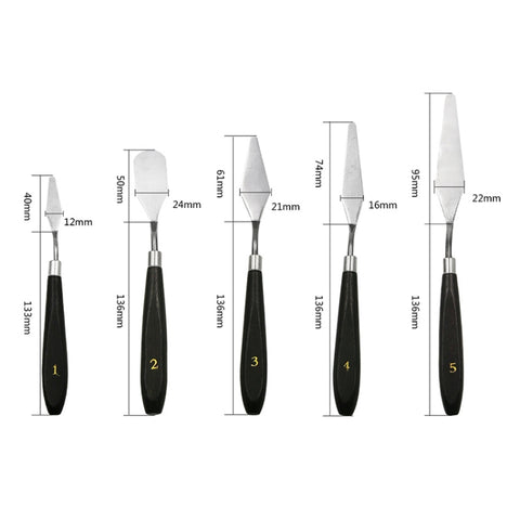 Raschietto in acciaio inossidabile per tonificazione della vernice QST EXPRESS 5 in 1, 5 in 1 (Black)