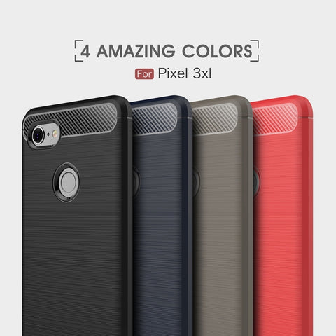 custodia-in-tpu-antiurto-in-fibra-di-carbonio-con-trama-spazzolata-per-google-pixel-3-xl-google-pixel-3-xl-for-google-pixel-3-xl - immagine 2