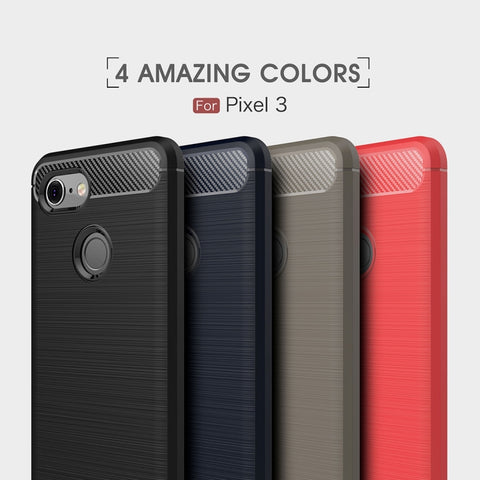 custodia-in-tpu-antiurto-in-fibra-di-carbonio-con-trama-spazzolata-per-google-pixel-3-google-pixel-3-for-google-pixel-3 - immagine 2