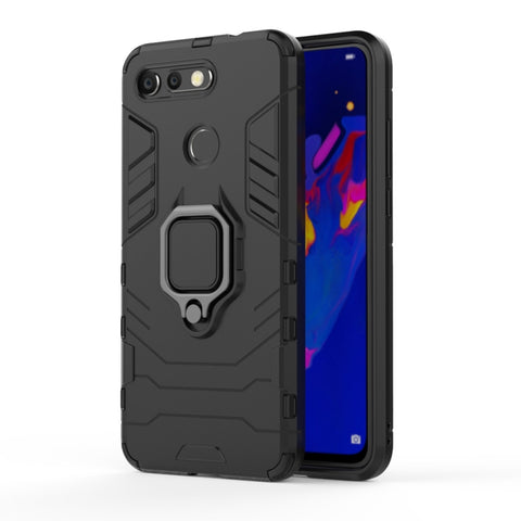 Custodia protettiva antiurto PC + TPU per Huawei Honor View 20, con supporto ad anello magnetico, For Huawei Honor View 20