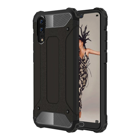 Per Huawei P20 Custodia robusta con cover posteriore combinata in TPU + PC per tutto il corpo, Huawei P20, For Huawei P20