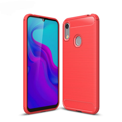 custodia-in-tpu-antiurto-in-fibra-di-carbonio-con-trama-spazzolata-per-huawei-honor-8a-huawei-honor-8a-for-honor-8a-for-huawei-honor-8a - immagine 2