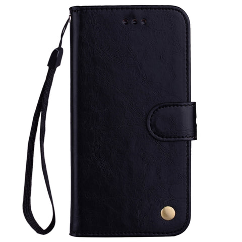 custodia-in-pelle-a-vibrazione-orizzontale-con-texture-a-cera-d-olio-stile-business-per-huawei-honor-8x-con-supporto-slot-per-carte-e-portafoglio-for-huawei-honor-8x - immagine 2