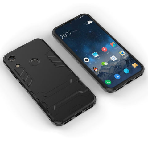 custodia-antiurto-per-pc-tpu-per-huawei-honor-8a-con-supporto-for-huawei-honor-8a-for-honor-8a - immagine 2