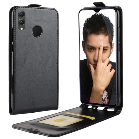 Custodia in pelle con chiusura verticale per Huawei Honor 8X - Slot