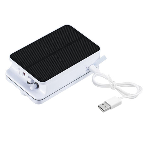 Ossigenatore solare pieghevole per acquario con pompa d'aria 5V,