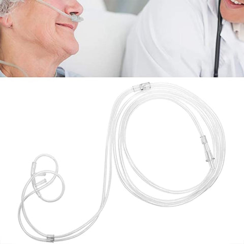 Tubo per ossigeno nasale monouso a doppio foro per uso domestico, 5 pezzi, lunghezza: 6 m, Length: 6m