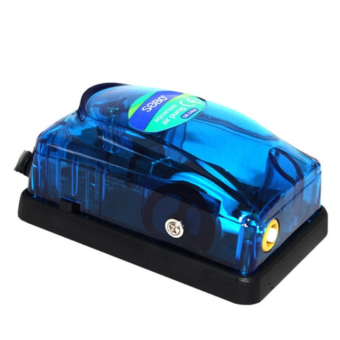 SOBO SB-248A Pompa ad aria per ossigeno per acquario con flusso regolabile a uscita singola da 3 W, 3W Single Outlet
