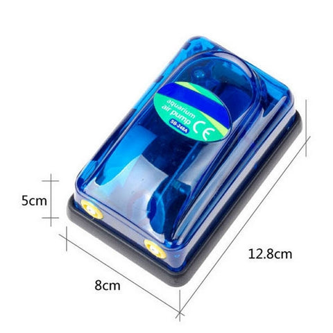SOBO SB-348A Pompa ad aria per ossigeno per acquario con flusso regolabile a doppia uscita da 5 W, 5W  Double Outlets